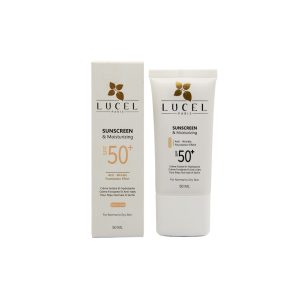 کرم ضد آفتاب رنگی SPF50 لوسل مناسب پوست خشک و معمولی رنگ Medium( متوسط)