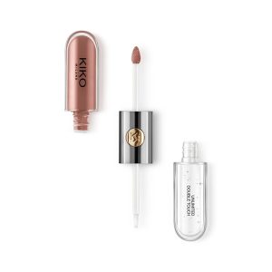 رژ لب مایع به همراه برق لب رنگ رز طبیعی شماره 103 کیکو KIKO