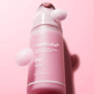سرم حبابی مدیکیوب PDRN Pink Collagen Bubble Serum