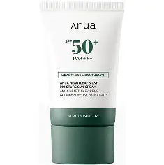 ضد آفتاب هارتلیف آنوا Anua Heartleaf Silky Moisture Sun Cream SPF50+ PA++++ اصل