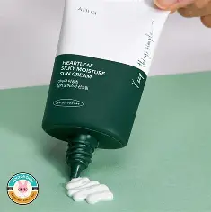 ضد آفتاب هارتلیف آنوا Anua Heartleaf Silky Moisture Sun Cream SPF50+ PA++++ اصل