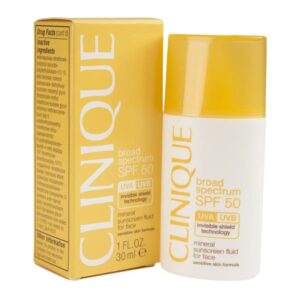 فلوئید ضد آفتاب کلینیک مدل Mineral SPF 50 حجم 30 میلی‌لیتر اصل
