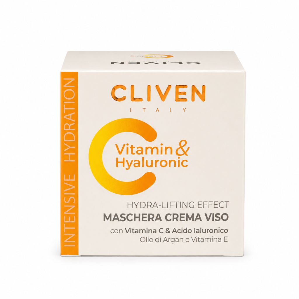 ماسک کرمی صورت کلیون ویتامین C و هیالورونیک اسید | Cliven Vitamin C & Hyaluronic